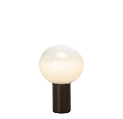 Lighting - Table Lamps - Laguna Table lamp - / Ø 16 x H 24 cm by Artemide - Bronze - Aluminium, Blown glass