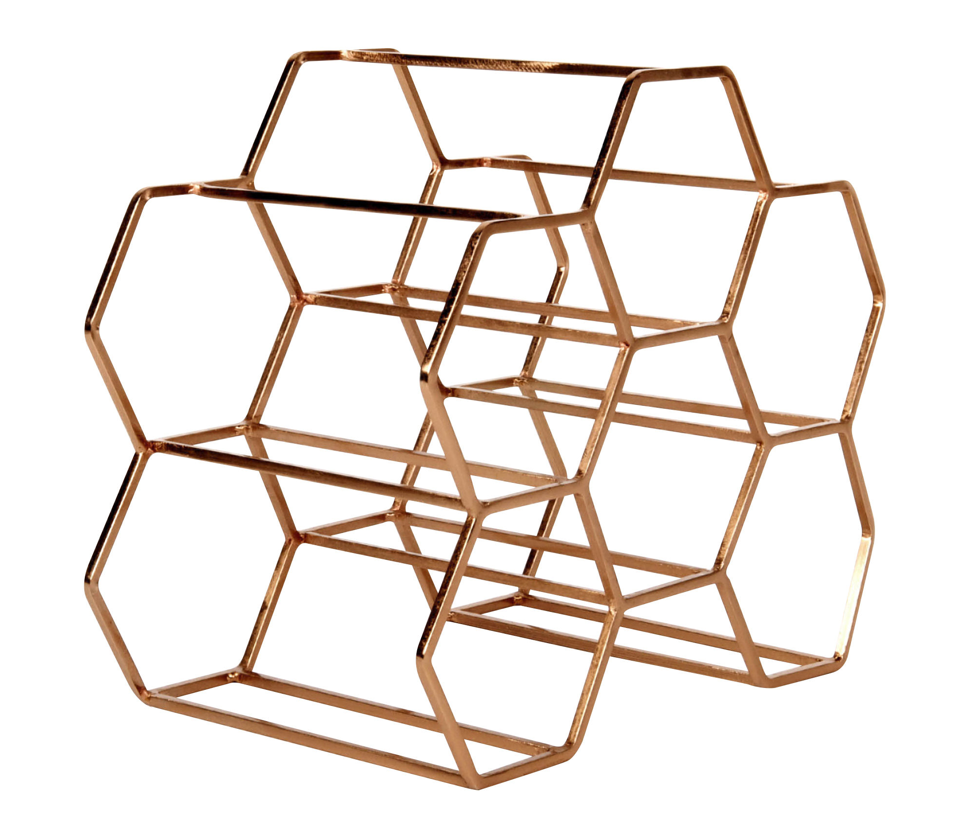 XL Boom Pico Bottle rack Copper Made In Design UK