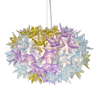 Illuminazione - Lampadari - Sospensione Bloom Bouquet - Bouquet rond - Small - Ø 28 cm x H 19 cm di Kartell - Lavanda - policarbonato