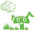Mushroom Forest Green Sticker - Domestic