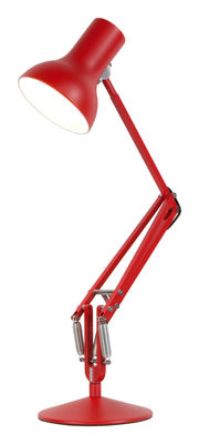 Leuchten - Tischleuchten - Type 75 Mini Schreibtischlampe LED - Anglepoise - Rot - Aluminium, Gusseisen, Stahl