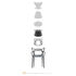 Masters Stackable armchair - / Plastic by Kartell