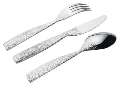 Tisch und Küche - Besteck - Dressed Besteckgarnitur 24 Teile - Alessi - 24 Teile - Edelstahl glänzend - rostfreier Stahl