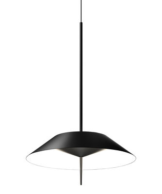 Lighting - Pendant Lighting - Mayfair Pendant - LED / Ø 30 cm by Vibia - Matt graphite - Polycarbonate, Steel