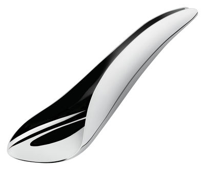Tableware - Cutlery - Tèo Tea spoon - / Spinner spoon for tea bags by Alessi - Mirror polished steel - Polished stainless steel