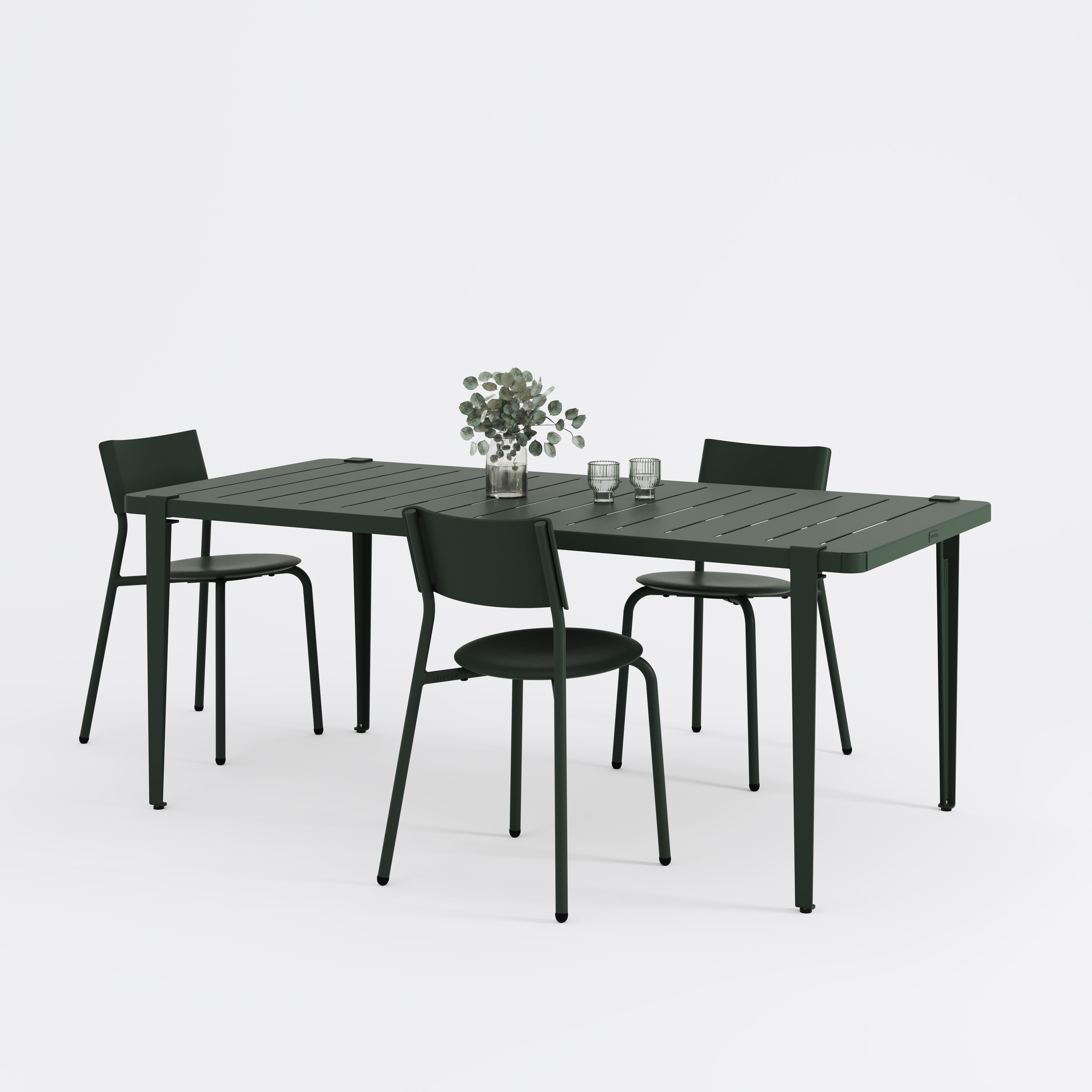TIPTOE avec fixation tau OUTDOOR Base legs forest green Made