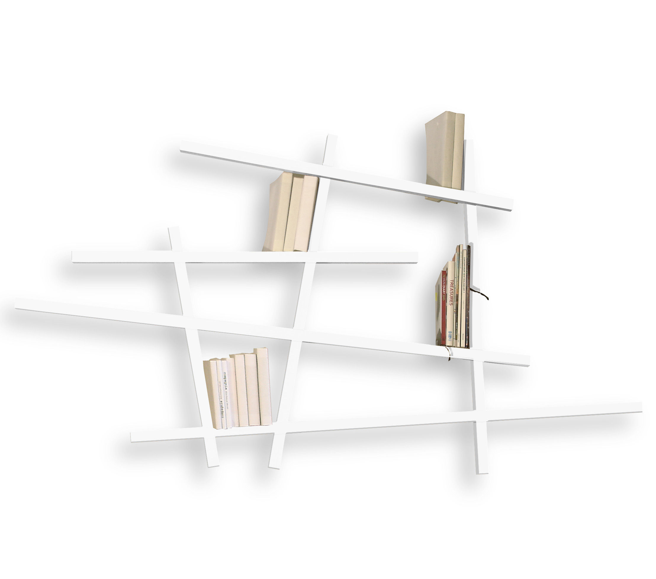 Bücherregal Mikado Small von Compagnie - Weiß | Made In Design