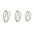 Appendiabiti Senzatempo - / Fissaggio a parete - 3 anelli / L 77 cm di Opinion Ciatti