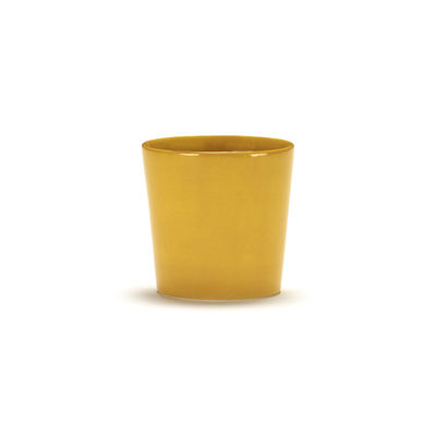 Tableware - Coffee Mugs & Tea Cups - Feast Coffee cup - / 25 cl by Serax - Plain / Yellow - Enamelled sandstone