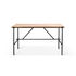 Oscar Desk - / Solid oak & metal - 140 x 70 cm by Ethnicraft