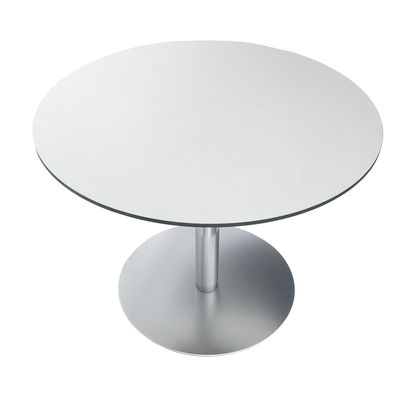 Furniture - High Tables - Brio Adjustable height table - Adjustable height - Ø 60 cm by Lapalma - White HPL - HPL, Steel