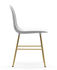 Form Chair - / Brass foot by Normann Copenhagen