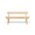 Peka OUTDOOR Bench with backrest - / L 150 cm - Accoya-treated pine by Ferm Living