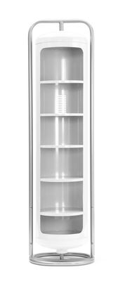 Furniture - Bookcases & Bookshelves - Cylindre Mono Wardrobe - Cloakroom by Tolix - White - Lacquered recycled steel