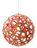 Suspension Coral / Ø 40 cm - Bicolore rouge & bambou - David Trubridge
