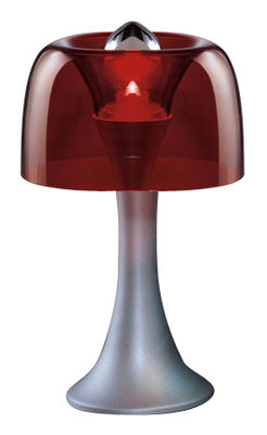 Lighting - Table Lamps - Amélie Table lamp by Fontana Arte - Red - Blown glass, Painted metal