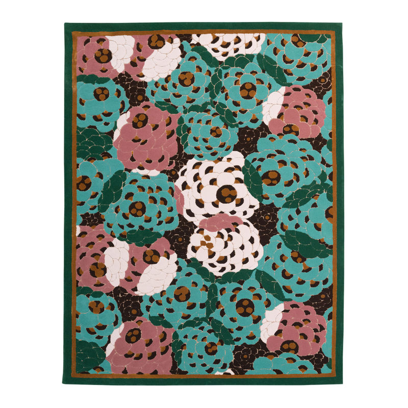 Dekoration - Teppiche - Teppich Les Pierre de Ronsard textil bunt / 180 x 250 cm - Handgetuftet - PINTON - Mehrfarbig - Tencel, Wolle