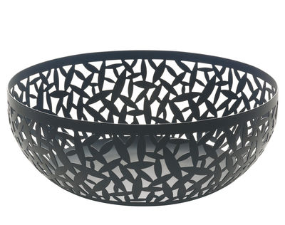 Tableware - Fruit Bowls & Centrepieces - Cactus! Basket - Ø 29 cm by Alessi - Ø 29 cm - Black - Stainless steel epoxy coloration resin