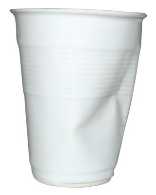 Tableware - Coffee Mugs & Tea Cups - Coffee cup - H 9 cm by Rob Brandt - Pop Corn - White - Ceramic