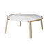 Mix Coffee table - / Ø 94 x H 42 cm - Oak & marble by Bolia