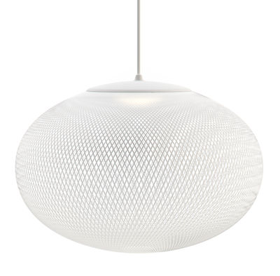 Illuminazione - Lampadari - Sospensione NR2 Medium LED - / Fibra di vetro - Ø 55 cm di Moooi - Bianco - Fibra di vetro, Plastica