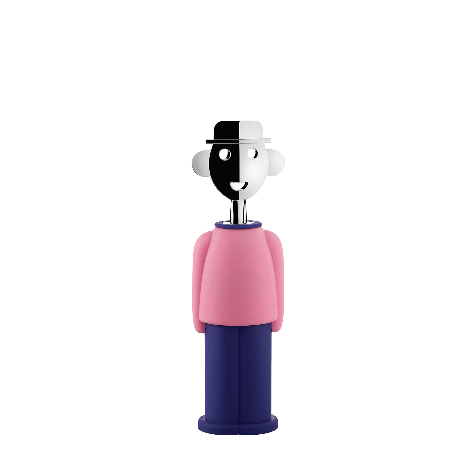 Alessi Alessandro M. Bottle opener - blue pink chromed