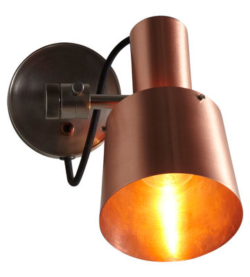 Lighting - Wall Lights - Chester Wall light - H 20 cm - Adjustable by Original BTC - Copper / Steel base - Satined copper, Stainless steel