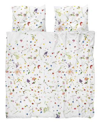 Déco - Textile - Parure de lit 2 personnes Flower Fields / 240 x 220 cm - Snurk - Fleurs multicolores - Percale de coton