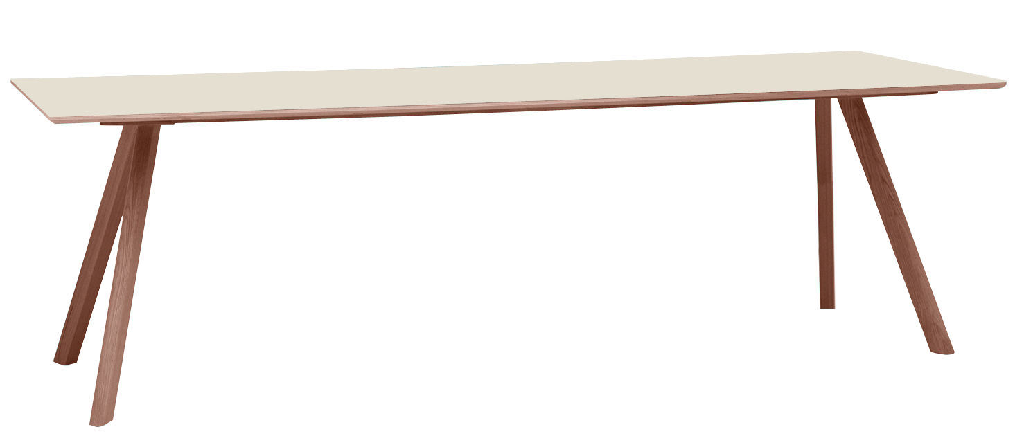 Table Copenhague n°30 by Hay L 300 cm / Off white & oak h 74 Made