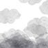 Papier peint panoramique Cloudy / L 180 x H 280 cm (3 lés de 60 cm) - Bien Fait