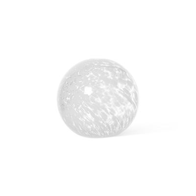 Illuminazione - Lampadari - Paralume Casca Sphere - / Per sospensione Collect - Vetro / Ø 25 cm di Ferm Living - Sfera / Bianco - Vetro soffiato a bocca