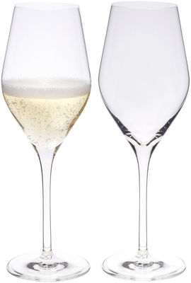 Tavola - Bicchieri  - Flûte da champagne Good Size - / Set da 2 di L'Atelier du Vin - Trasparente -  Nesium®, Vetro cristallino soffiato