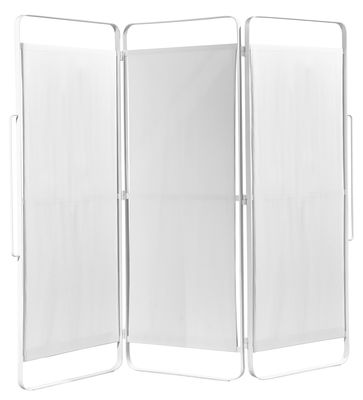 Furniture - Room Dividers & Screens - Daysign Folding screen - / H 162 x L 180 cm by Serax - White - Cotton canvas, Metal