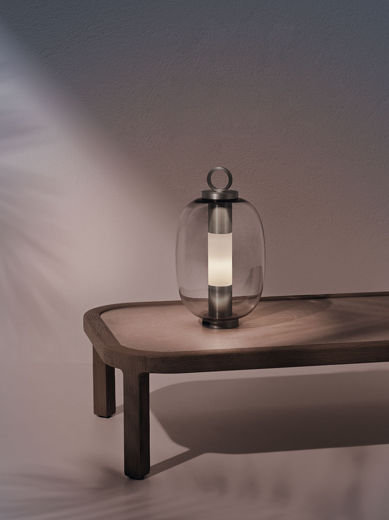Lampe ohne Kabel Lucerna LED von Ethimo - Grau | Made In ...