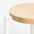 Big Lou High stool - / H 76 cm - Steel & oak by TIPTOE