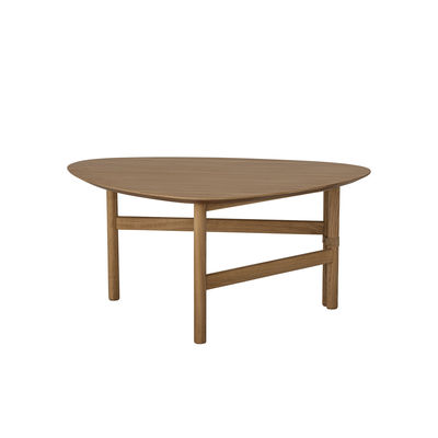Mobilier - Tables basses - Table basse Koos / Placage chêne - 85 x 68 x H 40 cm - Bloomingville - Chêne - Chêne massif, MDF, Placage chêne