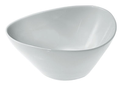 Table et cuisine - Saladiers, coupes et bols - Bol Colombina / 14 x 12 cm - Alessi - Blanc - Hauteur 6 cm - Porcelaine