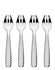 Colombina Fish Oyster fork - Set of 4 by Alessi