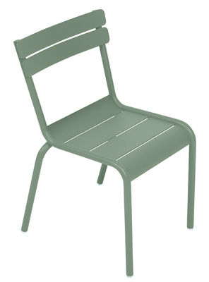 Fermob - Chaise enfant Kids en Métal, Aluminium laqué - Couleur Vert - 34.5 x 33.5 x 55.5 cm - Desig