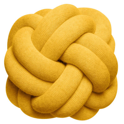 Interni - Cuscini  - Cuscino Knot - / Fatto a mano - 30 x 30 cm di Design House Stockholm - Arancione - Acrilico, Lana
