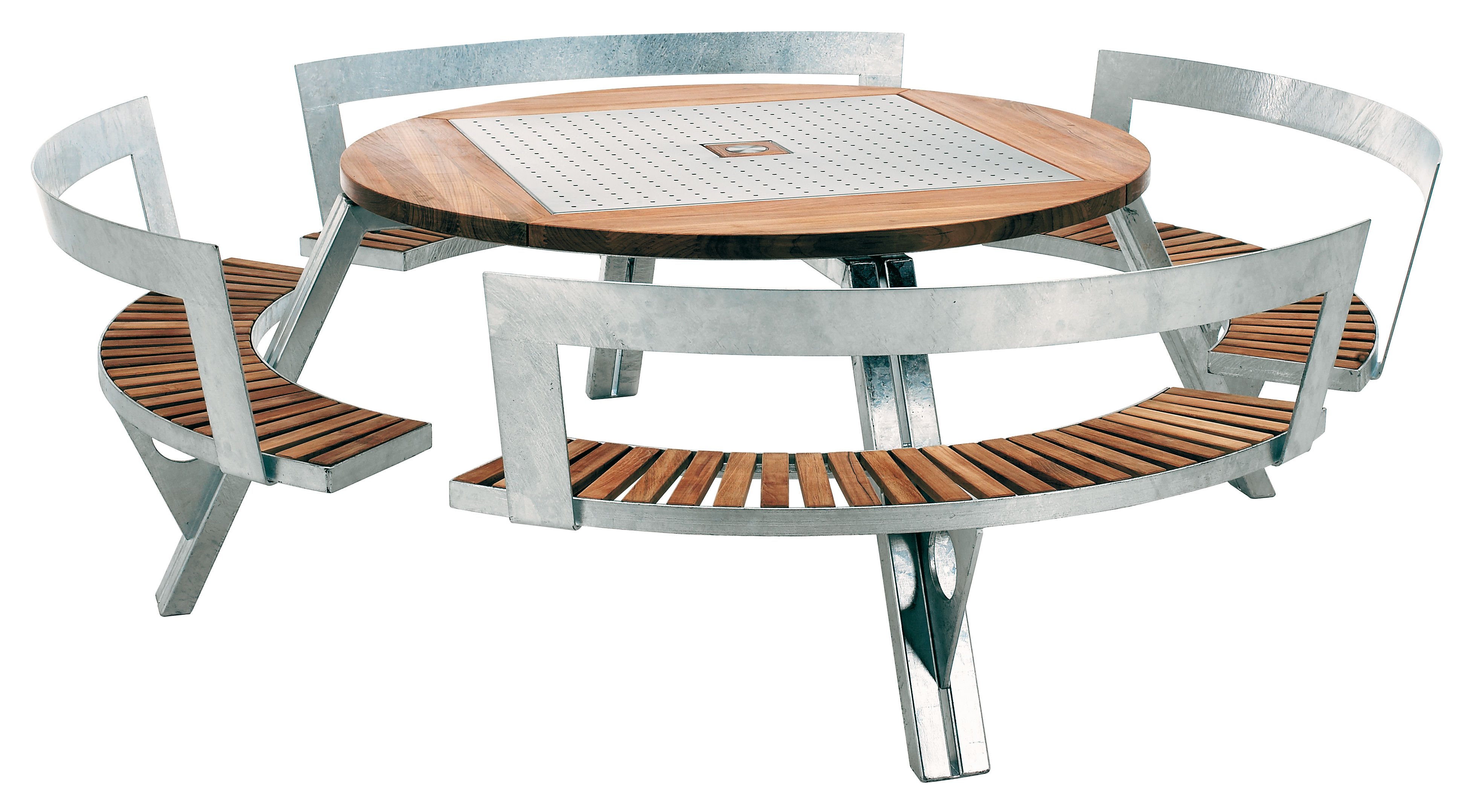 Gargantua Garden table - Adjustable table and bench set ...
