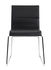 Stick Chair Padded chair - Leather seat by ICF