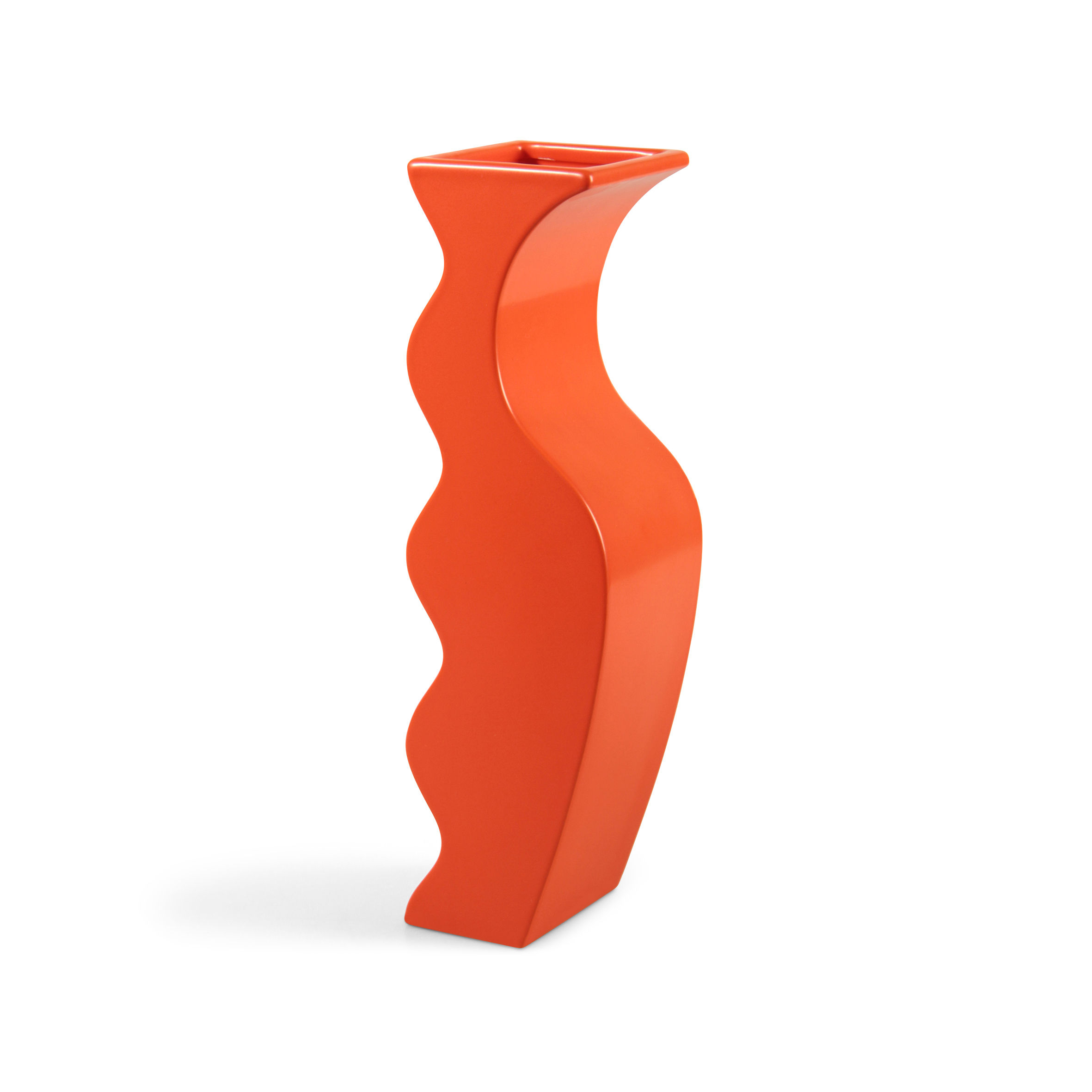 Vase Wave von & klevering Rosa/Orange Made In Design