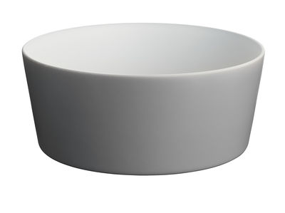 Tavola - Ciotole - Insalatiera Tonale di Alessi - Grigio scuro/interno bianco - Ceramica stoneware
