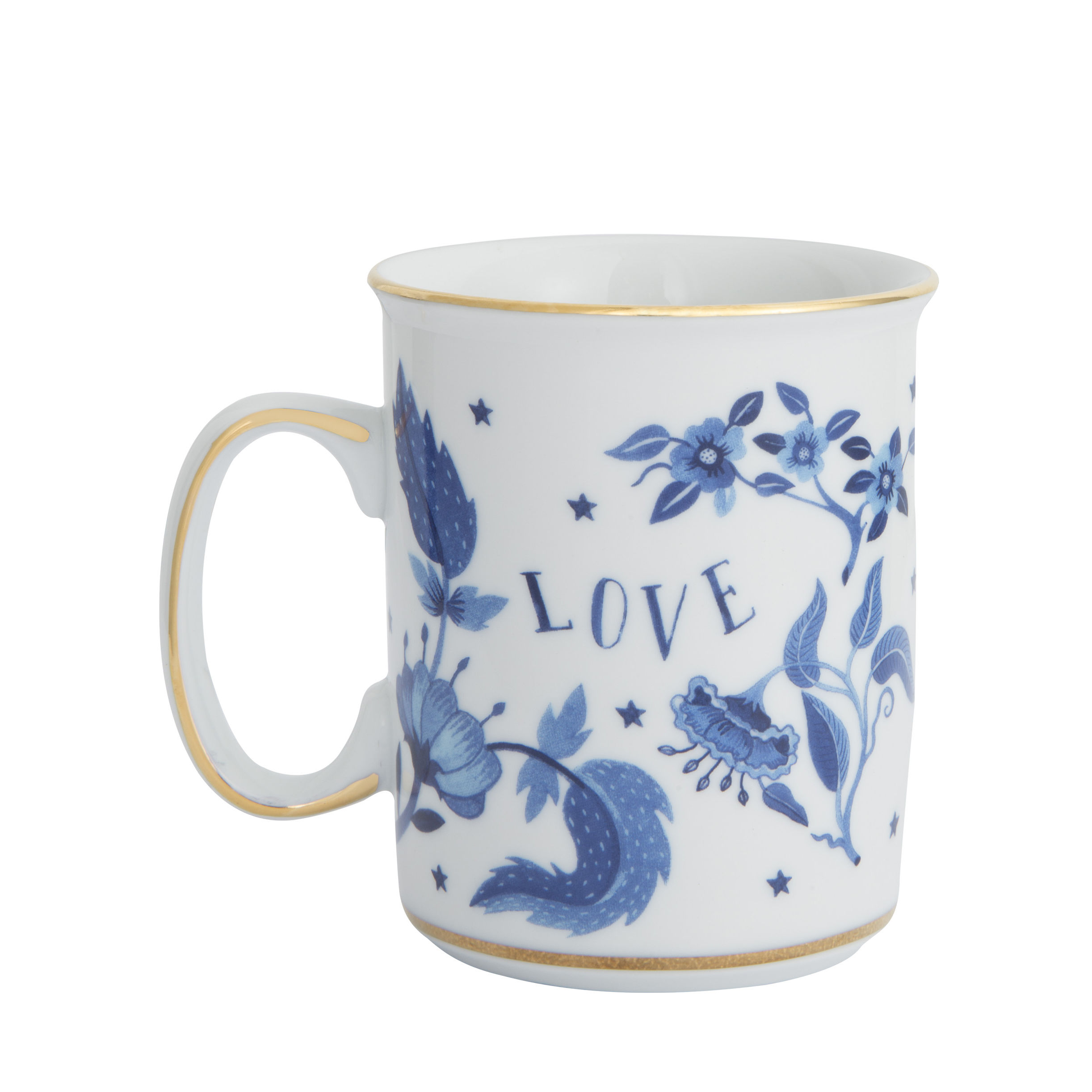 Arts de la table - Tasses et mugs - Mug Love blu / Porcelaine - Bitossi Home - Love Blu / Bleu - Porcelaine