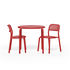 Toní Stacking chair - / Set of 2 - Perforated aluminium by Fatboy