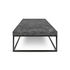 Table basse Adelaïde / 120 x 75 cm x H 38 cm - Mélaminé effet béton - POP UP HOME