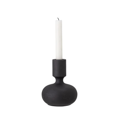 Decoration - Candles & Candle Holders - Gravers Candle stick - / Mango wood by Bloomingville - Black - Mango tree