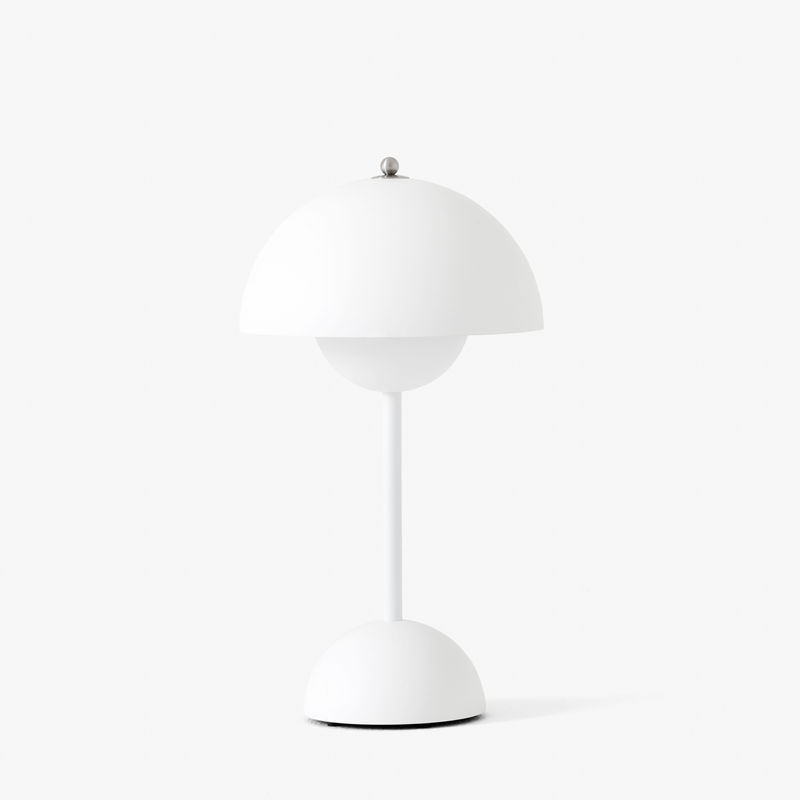 Lampe sans fil Flowerpot VP9 &tradition - Blanc | Made In Design