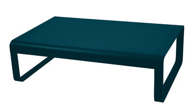 Fermob - Table basse Bellevie en Métal, Aluminium laqué - Couleur Bleu - 103 x 80.82 x 36 cm - Desig